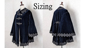 Crinoline Visite Size Guide