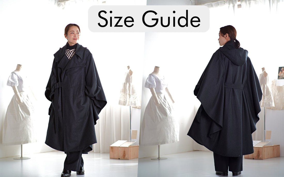 gawa｜Storm Coat｜Size Guide