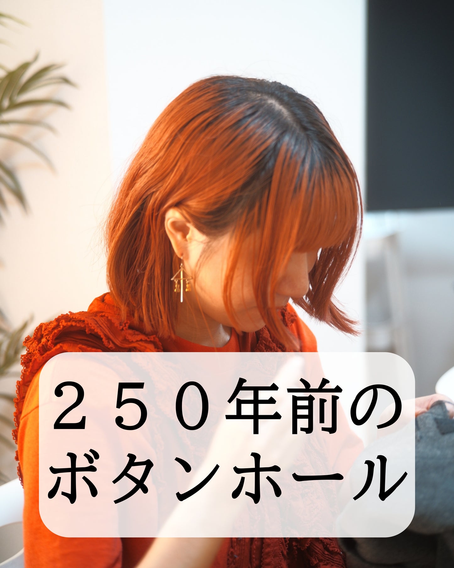 １１月２３日（月）２５０年前のボタンホール｜東京