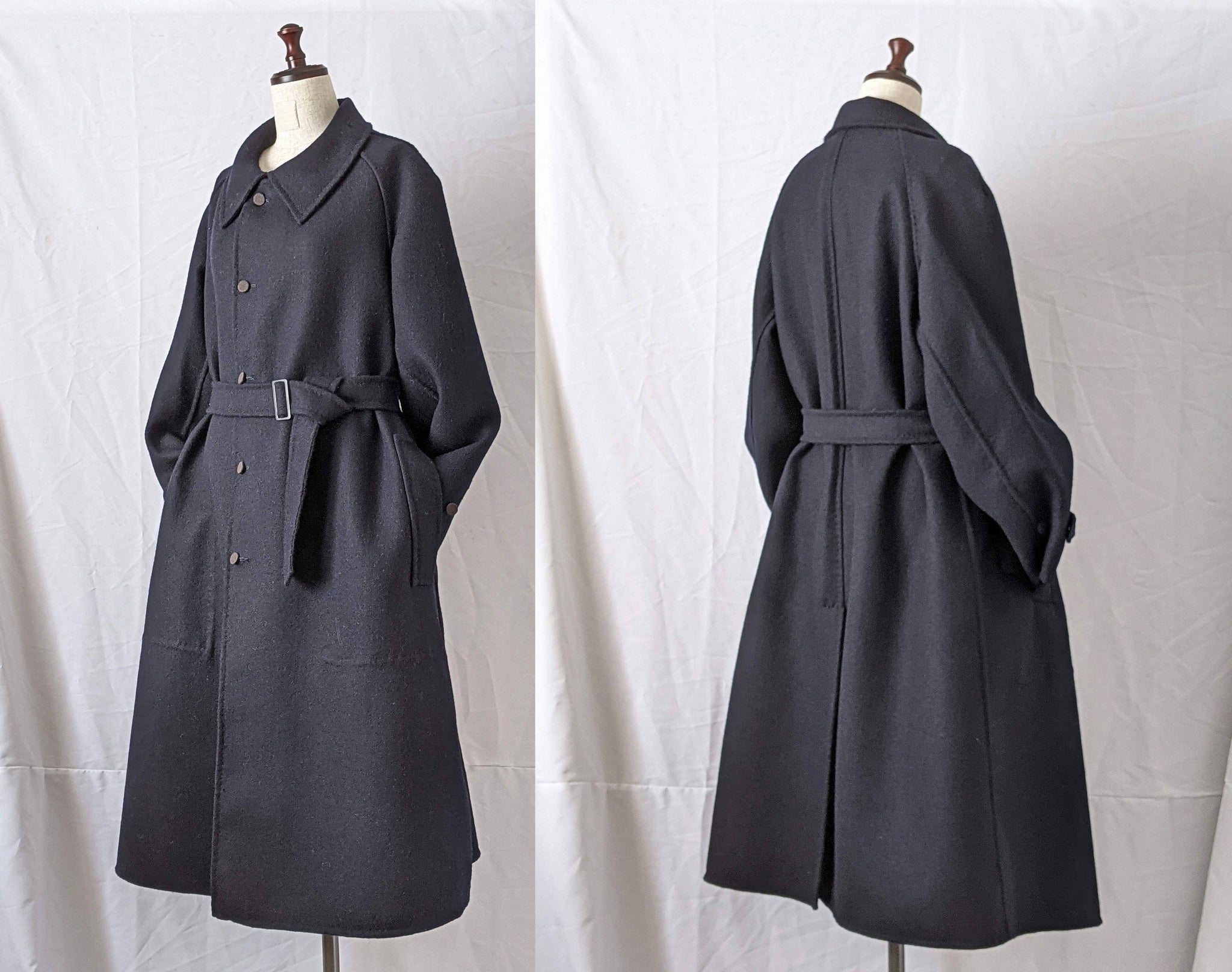 01u10 ファッション stein Over Sleeve Investigated Coat Sサイズ